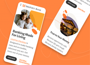 MidFirst Bank Concept Mobile Layout